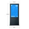 Digitaler 49 Zoll Indoor Floorstand – Bild 3