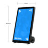 Mobiler High Brightness 43 Zoll Outdoor Kundenstopper – Bild 2